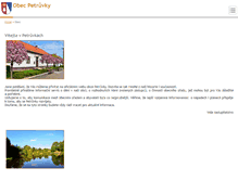 Tablet Screenshot of petruvky.cz